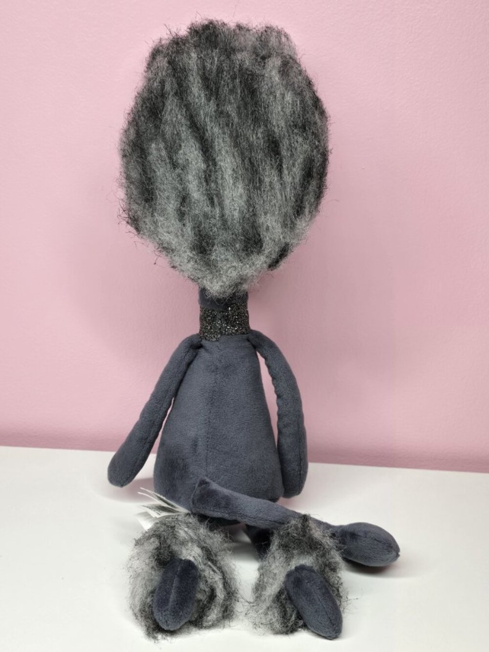 Jellycat Swellegant Kitty Cat Elegant Fancy Fluffy Glitter Plush 14"-Matted Hair - Picture 13 of 16